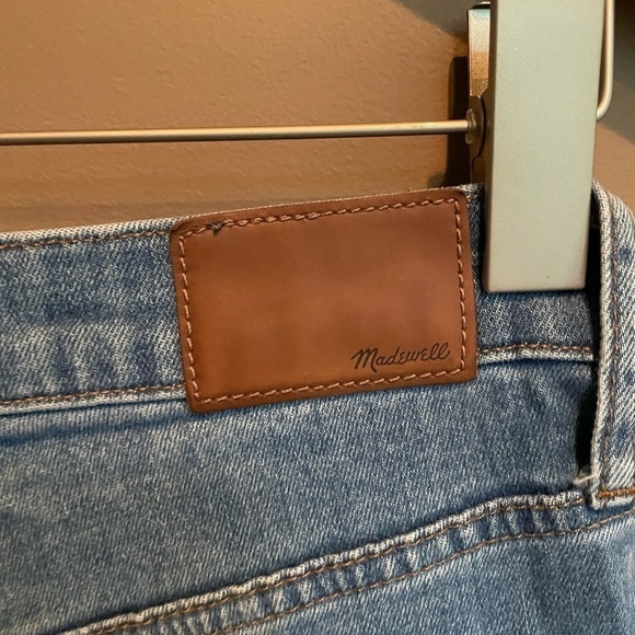 Madewell High Rise Slim Crop Boyjean Raw Hem 26 - Picture 5 of 9